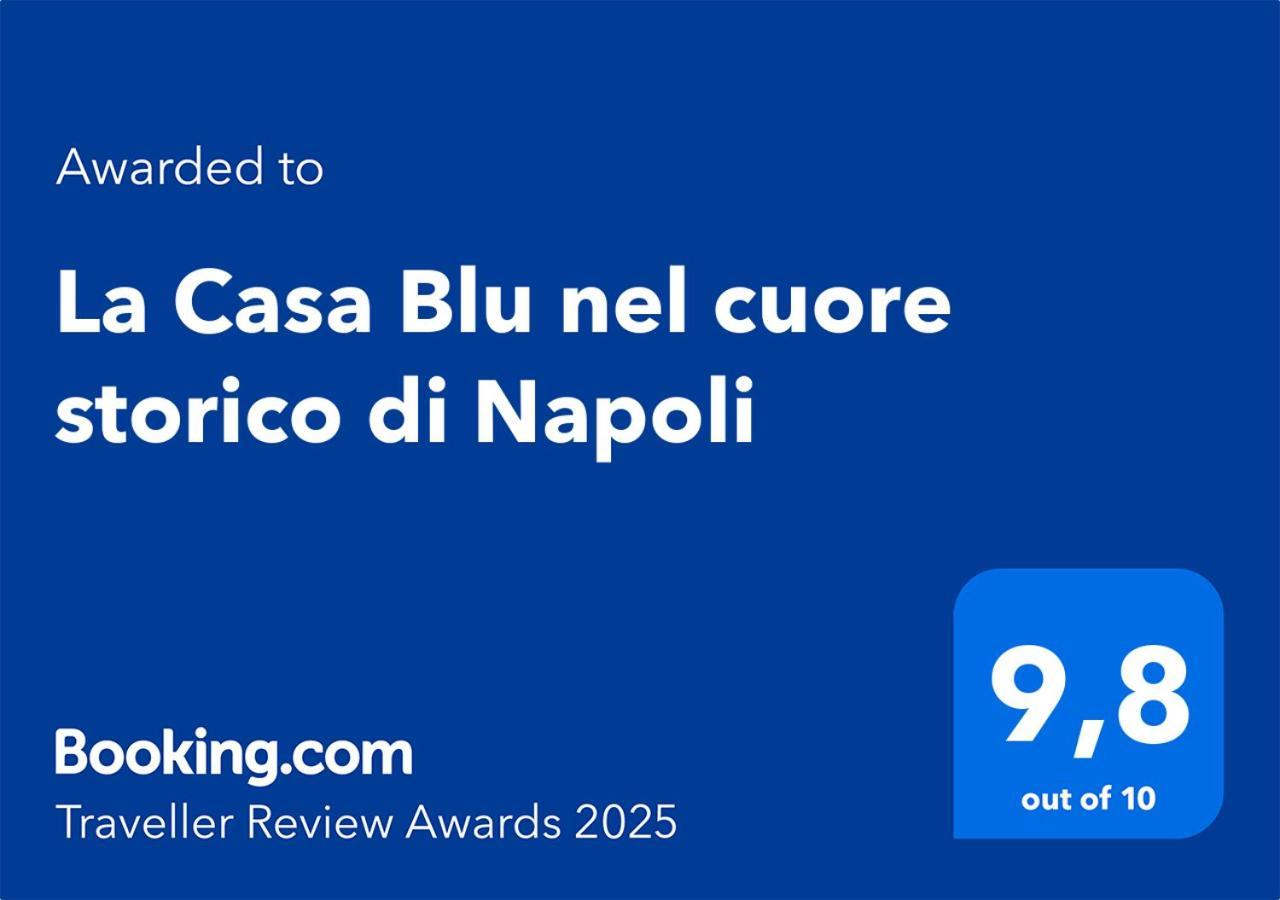 La Casa Blu Nel Cuore Storico Di Napoli Exterior photo